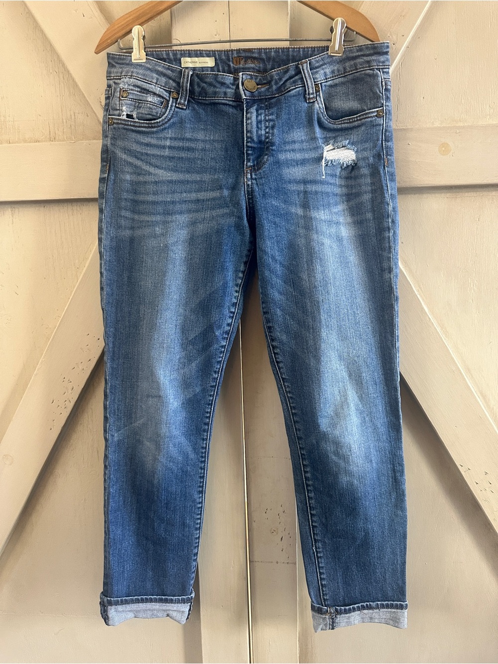 KUT from the Kloth Catherine Boyfriend Jeans Size 10